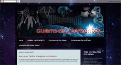Desktop Screenshot of guerradassementes.com.br